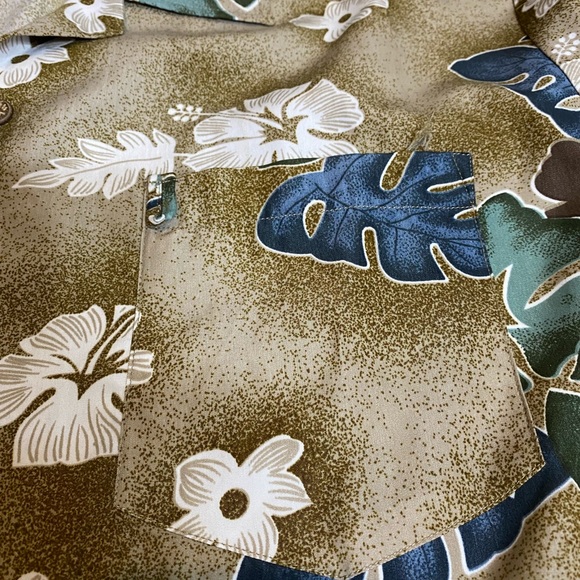 Vintage Roundy Bay Hawaiian Shirt Men's XL Short Sleeve Camp Floral Button Up - Picture 6 of 7